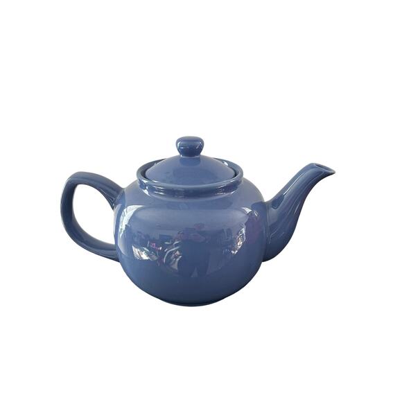 Old Amsterdam Porcelain Works Blue Teapot 8 cups - Picture 2 of 6